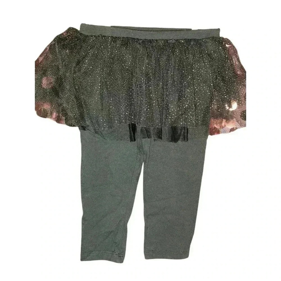 Disney Baby leggings with tulle tutu Black 12 Months - Picture 1 of 8